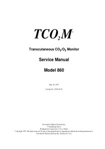Novametrix_860_-_Service_manual