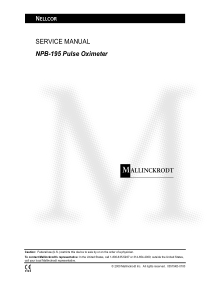 Nellcor_NPB-195_-_Service_manual