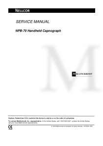 Nellcor_N-70_Capnograph_-_Service_manual