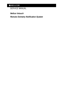 Nellcor_Intouch_Remote_Oximetry_-_Service_manual