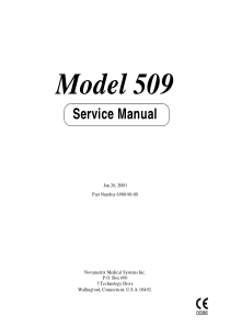 Novametrix_509_-_Service_manual