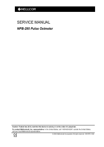 Nellcor_NPB-295_Pulse_Oximeter_-_Service_manual