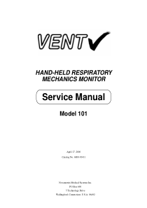 Novametrix_101_-_Service_manual
