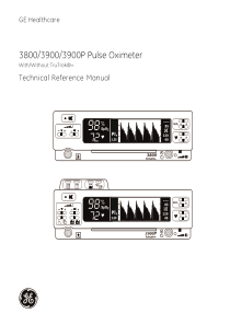 Datex Ohmeda 3800, 3900 Oximeter - Service manual
