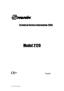 Nonin_2120_Pulse_Oximeter_-_Service_manual