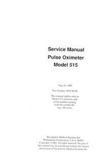 Novametrix_515_Pulse_Oximeter_-_Service_manual
