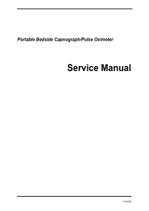 Puritan Bennett Portable Capnograph, Pulse Oximeter - Service manual