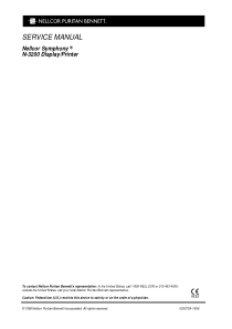 Nellcor_N-3200_Pulse_Oximeter_-_Service_manual