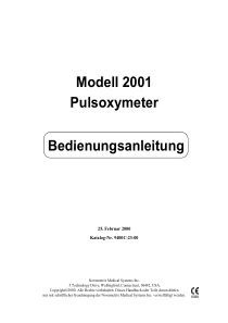 Novametrix_Mars_2001_-_Bedienungsanleitung