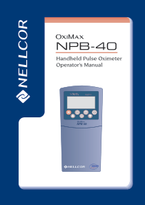 Nellcor_NPB-40_-_User_manual