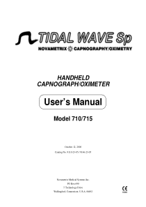 Novametrix_710-715_-_User_manual