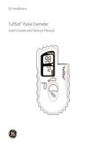 GE TuffSat Pulse Oximeter - Service and user manual