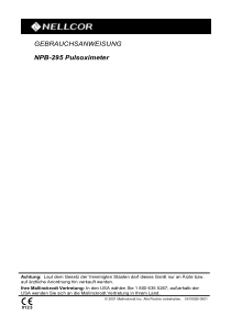 Nellcor_NPB295_-_Bedienungsanleitung