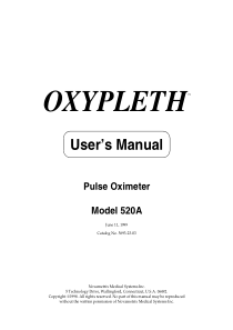 Novametrix_520_-_User_Manual