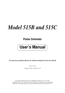 Novametrix_515_-_User_manual