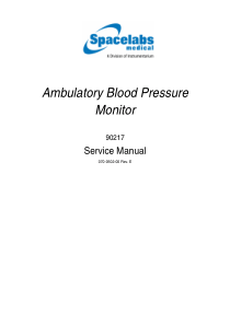 Spacelabs_90217_Ambulatory_Blood_Pressure_Monitor_-_Service_manual
