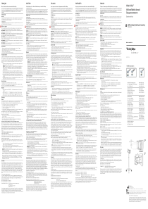 Welch Allyn Wall and Mobile Sphygmomanometer - User manual