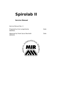 MIR_Spirolab_II_-_Service_manual