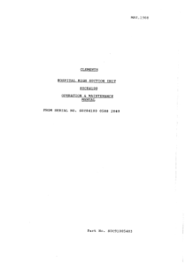 Clements_SUC84100_Suction_Unit_-_User_and_maintenance_manual