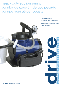 Drive 18600 Suction Pump - User manual (en, fr, sp)