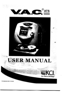 KCI V.A.C. ATS - User manual
