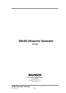 Branson_S83-85_-_Service_manual