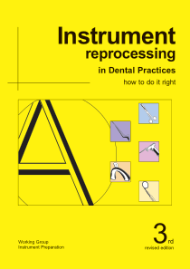 Instrument Reprocessing in Dental Practices