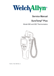 WelchAllyn_SureTemp_690,692_Thermometer_-_Service_manual