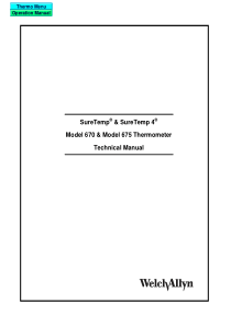 WelchAllyn_SureTemp_670,675_Thermometer_-_Service_manual