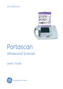 GE Portascan - User manual