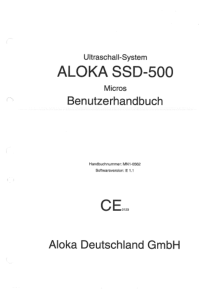 Aloka_SSD-500_-_Bedienungsanleitung