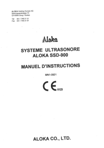 Aloka_SSD-900_-_Manuel_d'instruction
