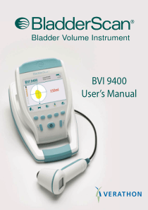 BladderScan BVI 9400 - User manual