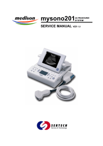 Samsung MySono 201 Ultrasound - Service manual