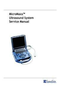 SonoSite MicroMaxx - Ultrasound - Service manual