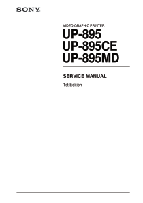 Sony_Video_Printer_UP-895_-_Service_manual