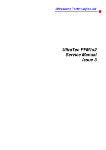 Ultrasound_Technologies_PFM_-_Service_manual
