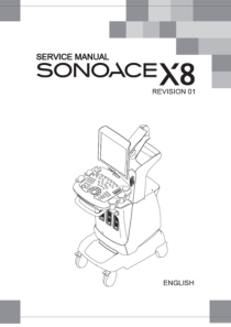 Samsung SonoAce X8 Ultrasound - Service manual