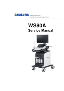 Samsung WS80A Ultrasound - Service manual