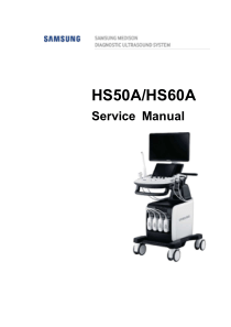 Samsung HS50A, HS60A Ultrasound - Service manual