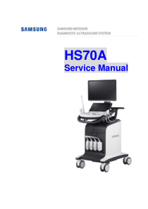 Samsung HS70A Ultrasound - Service manual